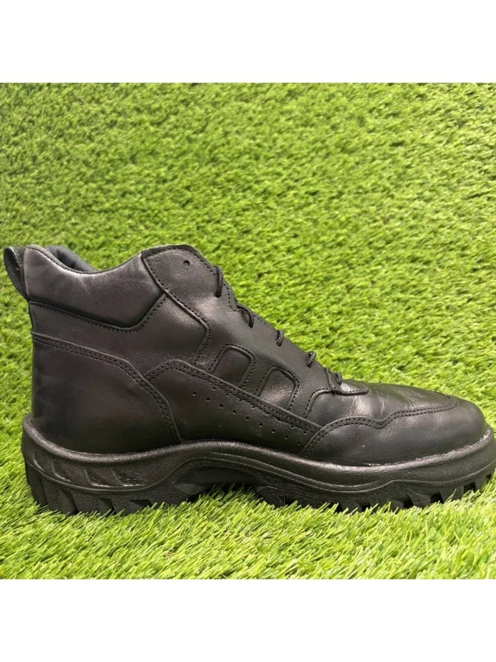 Rocky TMC Postal-Approved Duty Mens Size 14 Triple Black Leather Chukka Boots